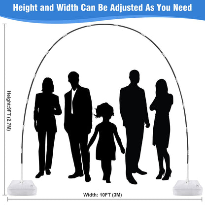 Balloon Arch Kit w/ Pump, Stand, Balloons, Clips | Wedding, Birthday, Graduation