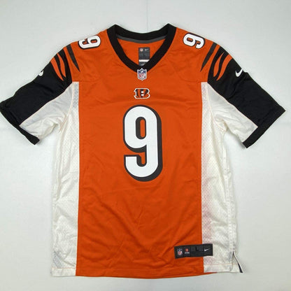 Autographed/Signed Joe Burrow Cincinnati Bengals Orange Authentic Nike Game Football Jersey Fanatics COA