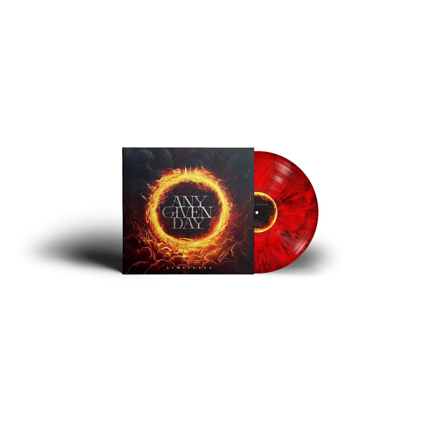 Any Given Day - Limitless - Red & Black Marble Vinyl [LP] Vinyl Record