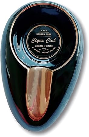 Cigar Ashtray, Perfect Cigar Accessories for Outdoor Indoor, Luxury Gilt for Men, Ceramic Cigar Ash tray
