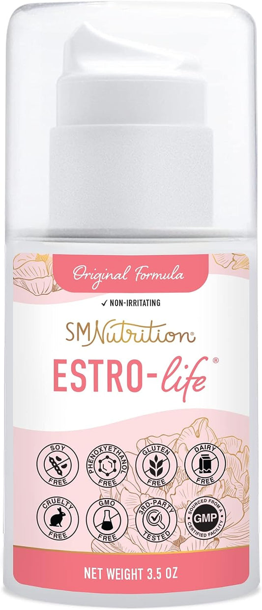 Estrogen Estriol Cream (84 Servings, 3.5oz Pump) 175mg of USP Micronized Estriol | For Balance At MidLife* | Soy-Free, Gluten-Free, Dairy-Free, Cruelty-Free, Phenoxyethanol-Free | 3rd-Party Tested