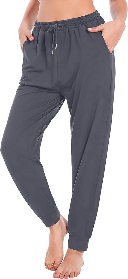 ASIMOON Sweatpants for Women with Pockets Loose Lightweight Yoga Joggers Workout Casual Lounge Pants
