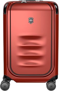 Victorinox Spectra 3.0 Frequent Flyer Carry-On - Modern Hardside Carry-On Luggage - Rolling Suitcase with Spinner Wheels - Holds Travel Accessories - 37 Liters, Red