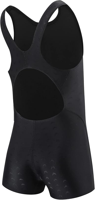 J.E Sterguard Athletic Girls' One Piece Swimsuits Girls Bathing Suits Pro for Practice Black Girl Swimsuit Size 6-16 1880-HP
