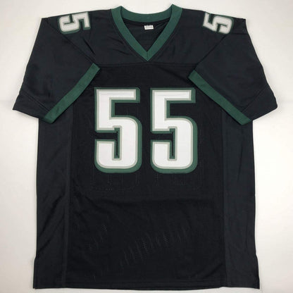 Autographed/Signed Brandon Graham Philadelphia Black Football Jersey JSA COA