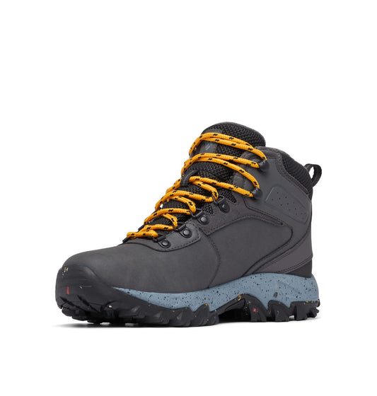 Columbia Men's Newton Ridge Waterproof Omni-Heat II, Dark Grey/Raw Honey, 10.5