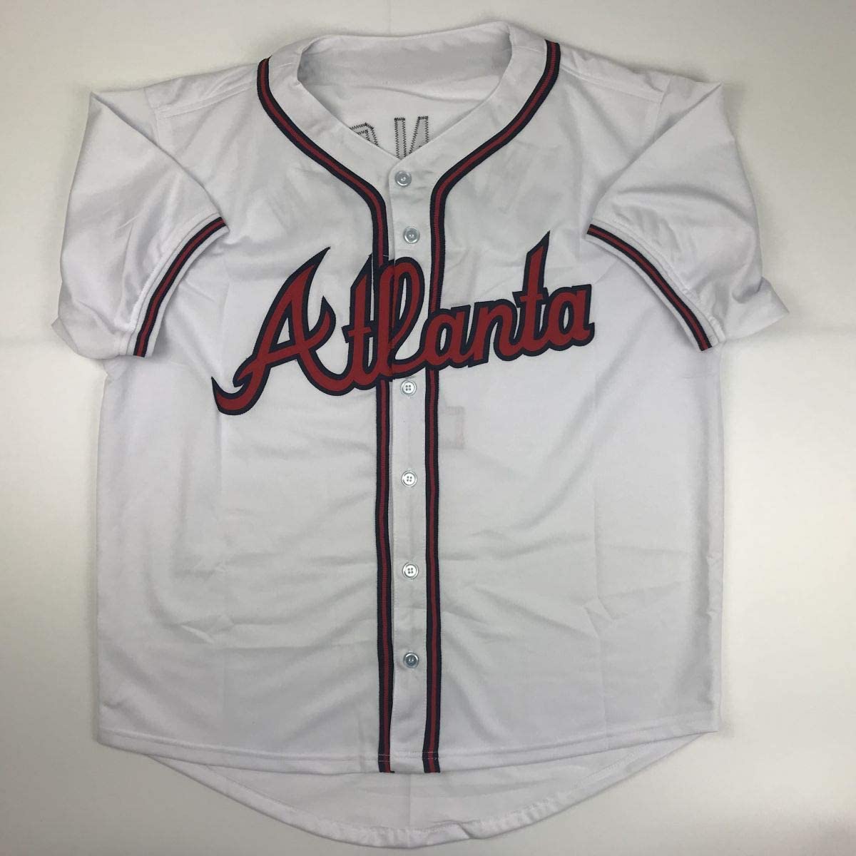 Autographed/Signed Dansby Swanson Atlanta White Baseball Jersey JSA COA