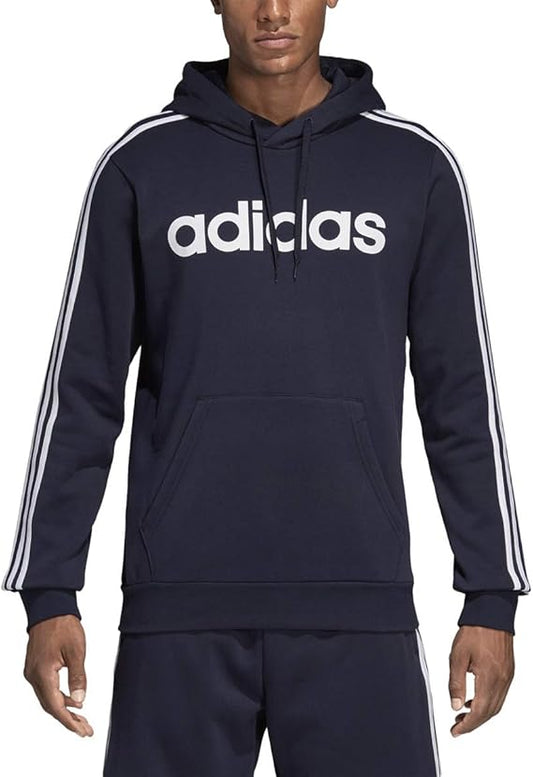 adidas Men's Essentials 3-Stripes Pullover Hoodie