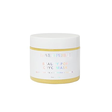 Beauty Pops by Love & Pebble | Turmeric Mask Glow Enzyme Jar Refill | Viral On TikTok| As seen on Shark Tank | Korean Face Mask Skin Care made with turmeric aloe banana papaya- Jar only