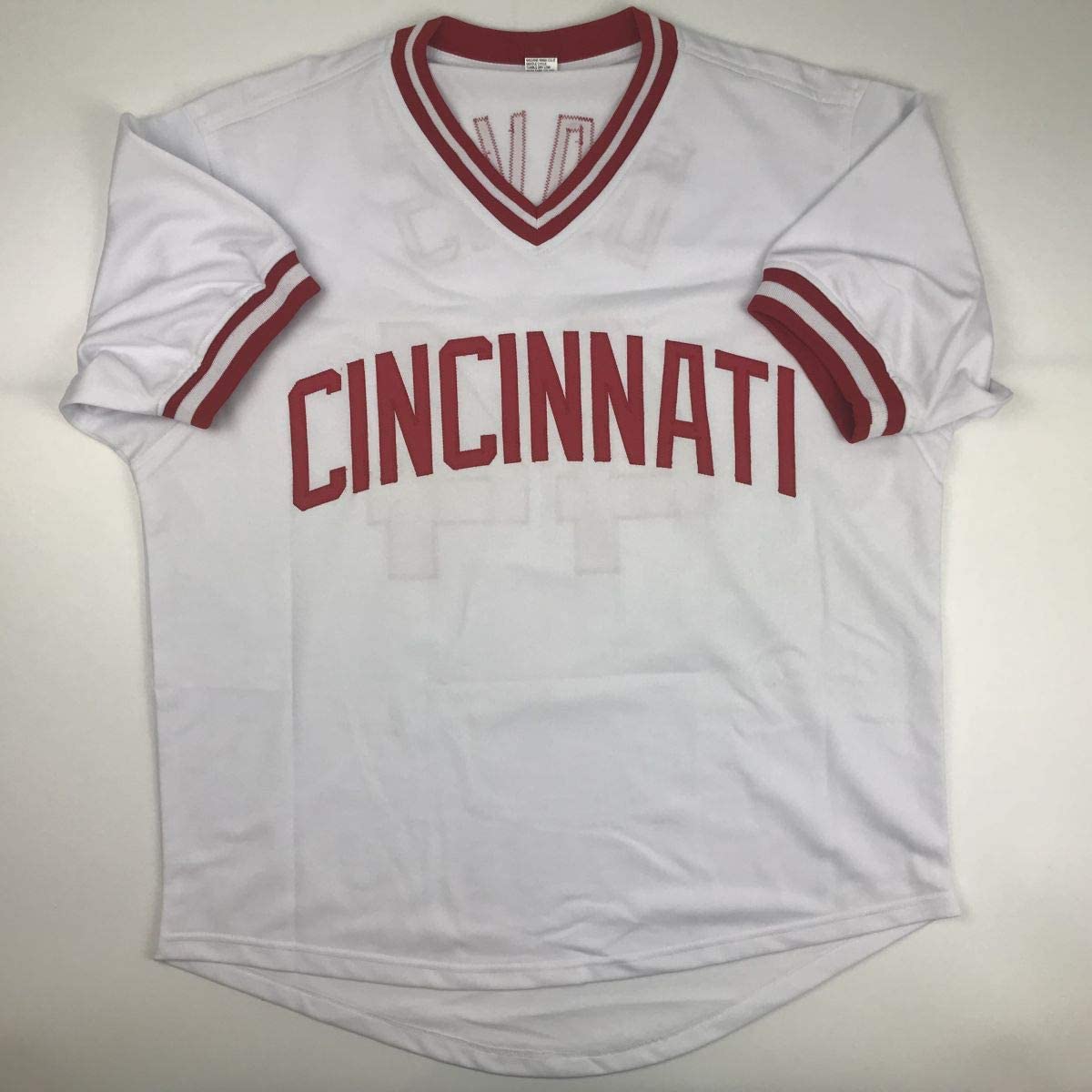 Autographed/Signed Eric Davis Cincinnati White Baseball Jersey JSA COA