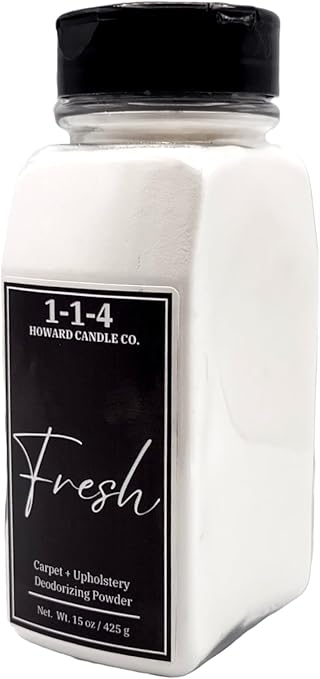3 Ingredient-Fresh Linen-New & Improved Strong Natural Carpet & Upholstery Deodorizing Powder- Odor Eliminator-Infused with essential oils. Multipurpose formula. Use for furniture, carpet, rug, mattress