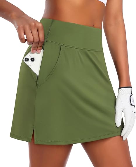 JoyGirl Womens Golf Skorts Skirts with Shorts High Waist Tennis Skirt Hiking Skirts Athletic Skorts with 7 Pockets