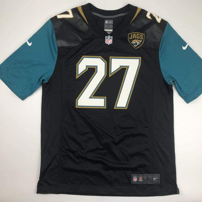 Autographed/Signed Leonard Fournette Jacksonville Black Football Jersey Fanatics COA