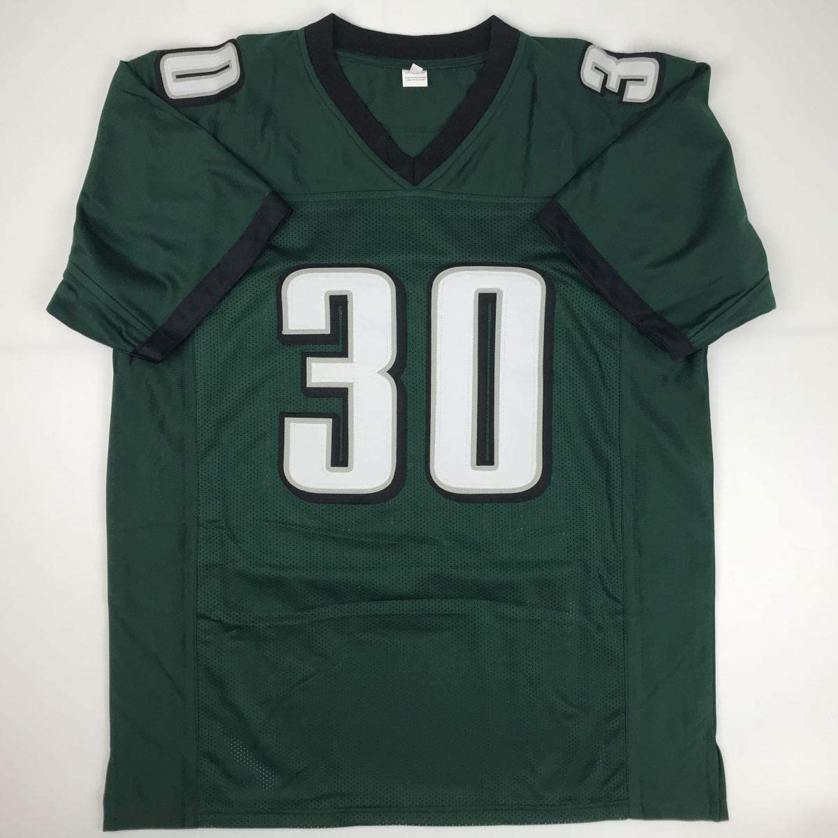 Autographed/Signed Corey Clement Philadelphia Green Football Jersey JSA COA