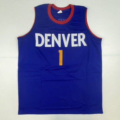 Autographed/Signed Michael Porter Jr. Denver Royal Blue Basketball Jersey PSA/DNA COA