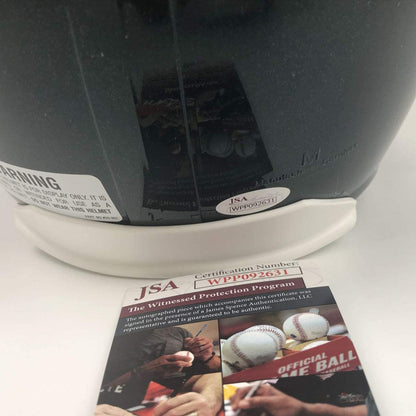 Autographed/Signed Brian Dawkins HOF 18 Philadelphia Eagles Full Size FS F/S Replica Football Helmet JSA COA