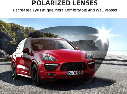 ROCKBROS-Slim Polarised Sports Sunglasses With 4 Interchangeable Lens