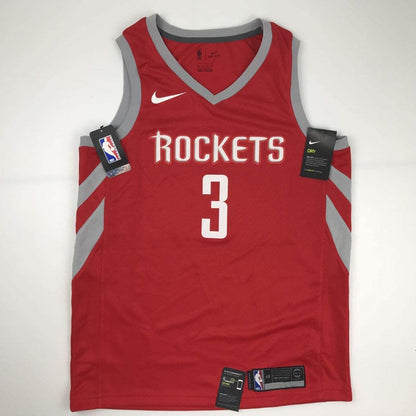 Autographed/Signed Chris Paul Houston Rockets Red Basketball Jersey Steiner Sports COA