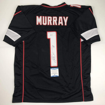 Autographed/Signed Kyler Murray Arizona Black Football Jersey Beckett BAS COA
