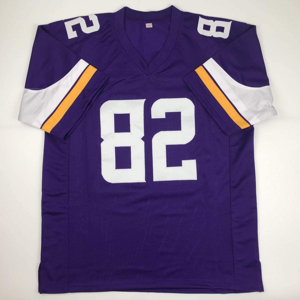 Autographed/Signed Kyle Rudolph Minnesota Purple Football Jersey JSA COA