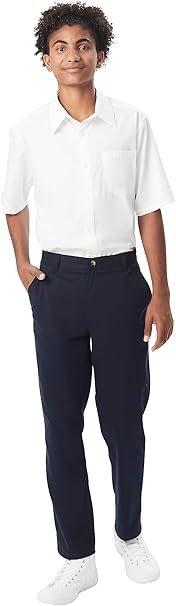 French Toast Men's Straight Fit Stretch Twill Chino Pant