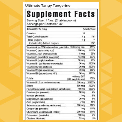 Youngevity Combo: Tangerine Multi 32 fl oz + Ultimate EFA 120 Softgels EXP 2/24