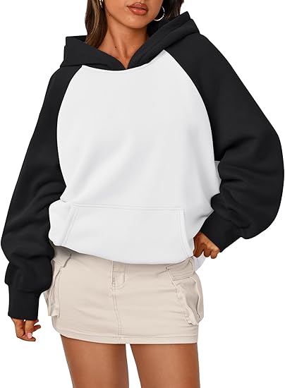 Trendy Queen Oversized Hoodies for Women Pullover Fleece Fall Sweatshirts Fashion Y2K Outfits Clothes 2025