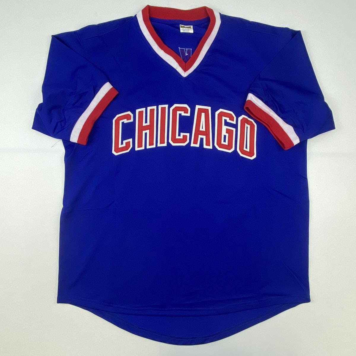 Autographed/Signed Bill Buckner Chicago Blue Baseball Jersey JSA COA