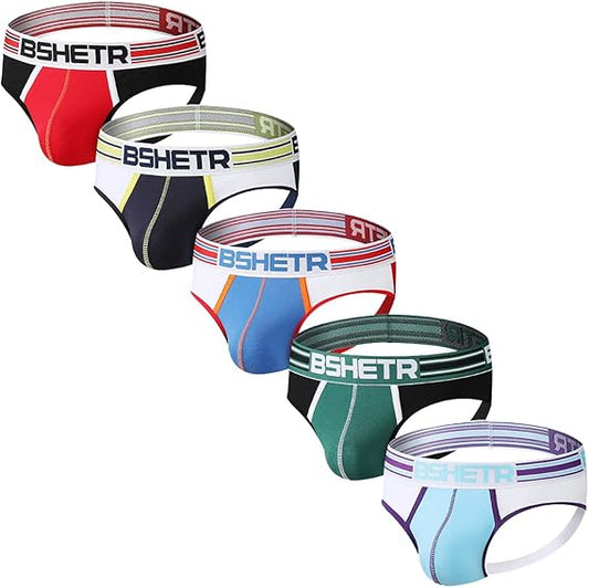 BSHETR Athletic Supporter Jockstrap - Ultra Soft, Breathable and Stylish Underwear for Men