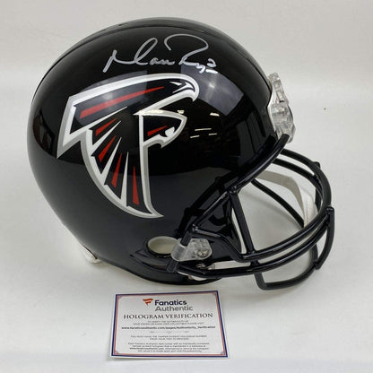 Autographed/Signed Matt Ryan Atlanta Falcons Full Size FS F/S Replica Football Helmet Fanatics COA