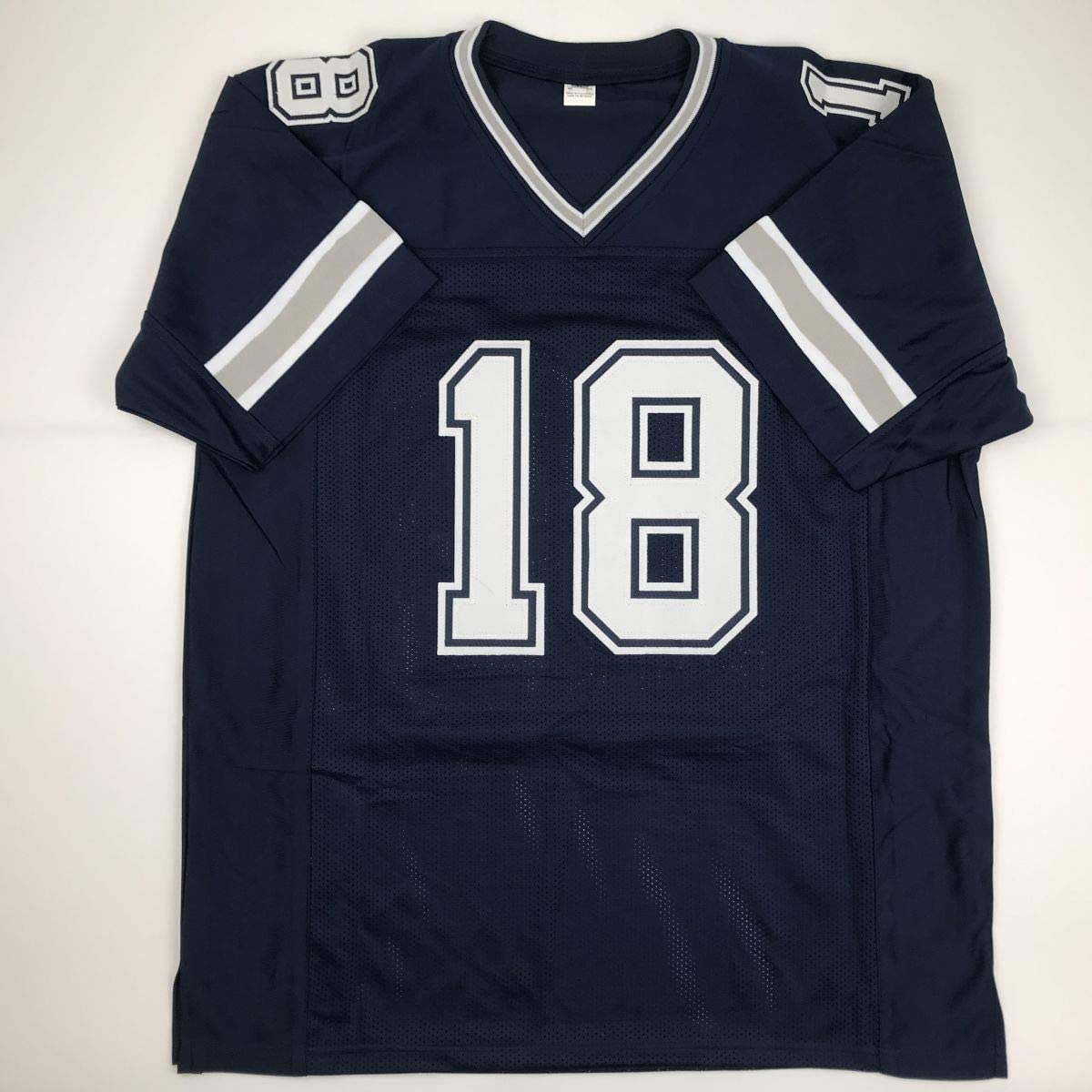 Autographed/Signed Randall Cobb Dallas Dark Blue Football Jersey JSA COA