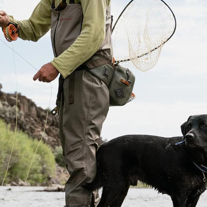 Redington Mens Escape Zip Up Waders - Chest-High Fly Fishing Waders - Waterproof Wader for Men - Boulder/Slate - Medium