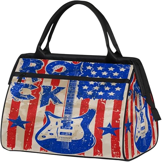 Colored Powder Travel Gym Bag - Large Capacity Tote Bag for Men, Women, Girls - Shoulder Weekender Overnight Bag for Travel, Yoga, School, Mommy Hospital Bag for Labor and Delivery