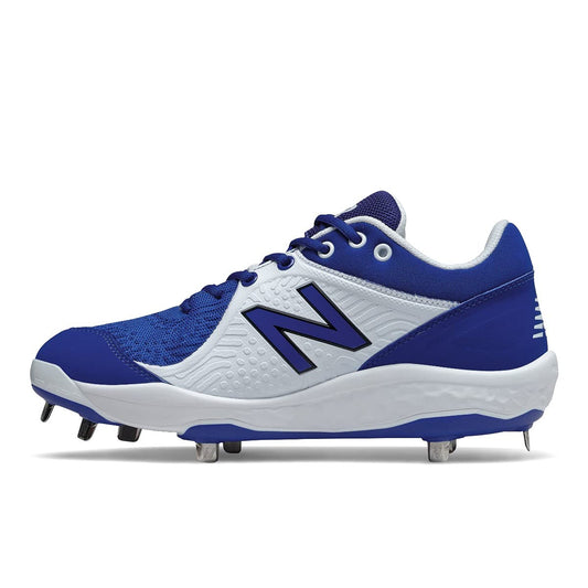 New Balance Men's Fresh Foam 3000 V5 Metal Baseball Shoe, Royal/White, 14