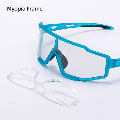 ROCKBROS Photochromic Cycling Sunglasses UV Protection Windproof Lightweight