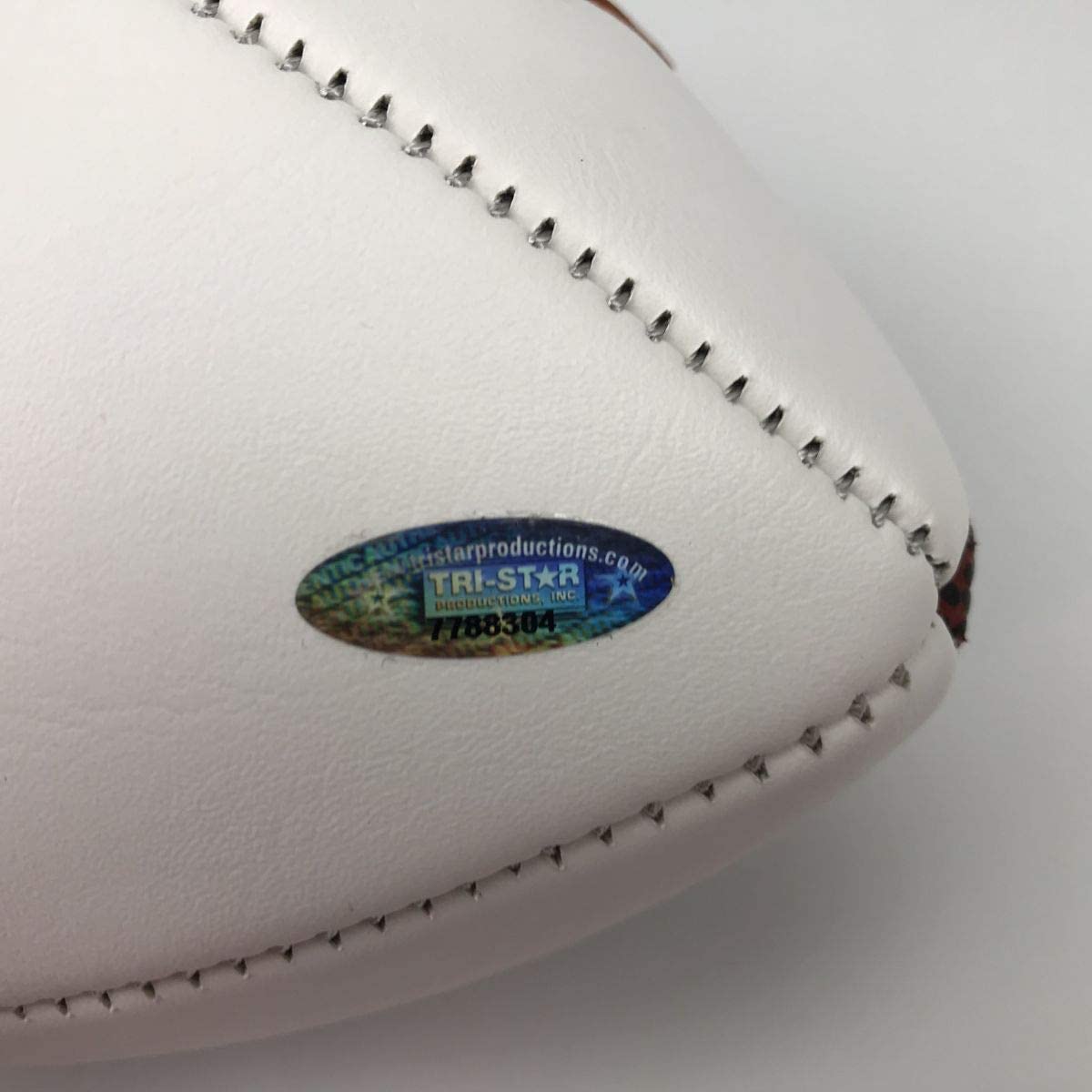 Autographed/Signed Vince Young Texas Longhorns FS White Panel Logo Football Tristar COA