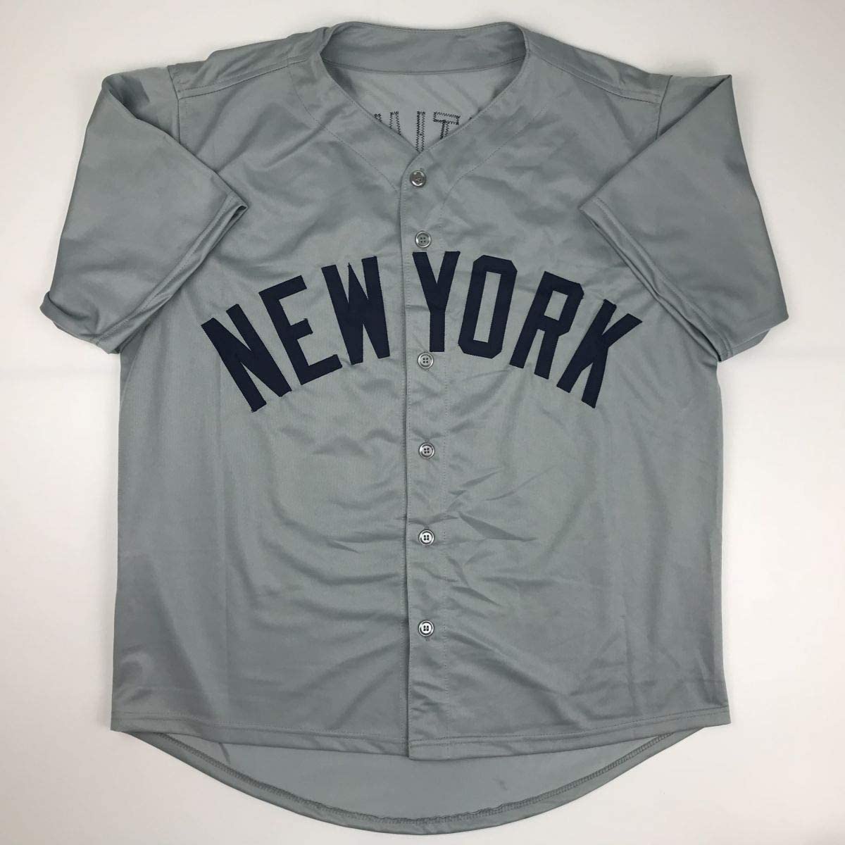 Autographed/Signed Don Mattingly New York Grey Baseball Jersey JSA COA