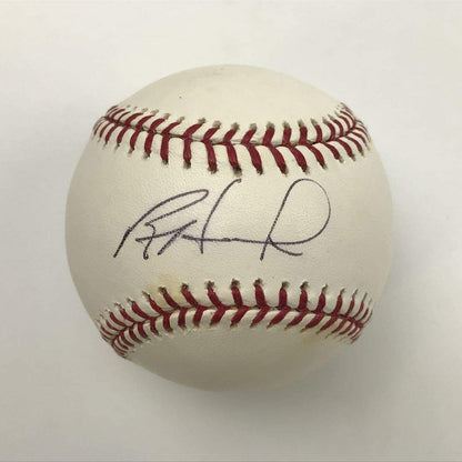 Autographed/Signed Ryan Howard Rawlings Official Major League Baseball ROML JSA COA Auto