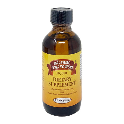 Balsamo Tchakowski with Vitamin E and Bee Propolis Resin Extract 2 oz. fl. 58ml EXP 7/25