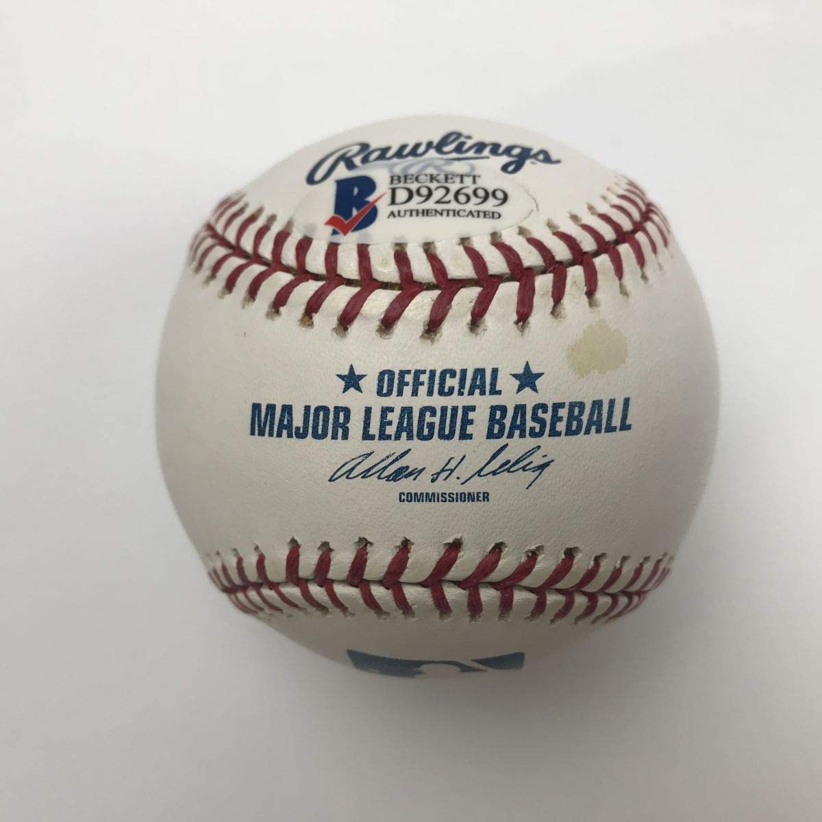 Autographed/Signed CC C.C. Sabathia Yankees Rawlings Official Major League Baseball ROML Beckett BAS COA