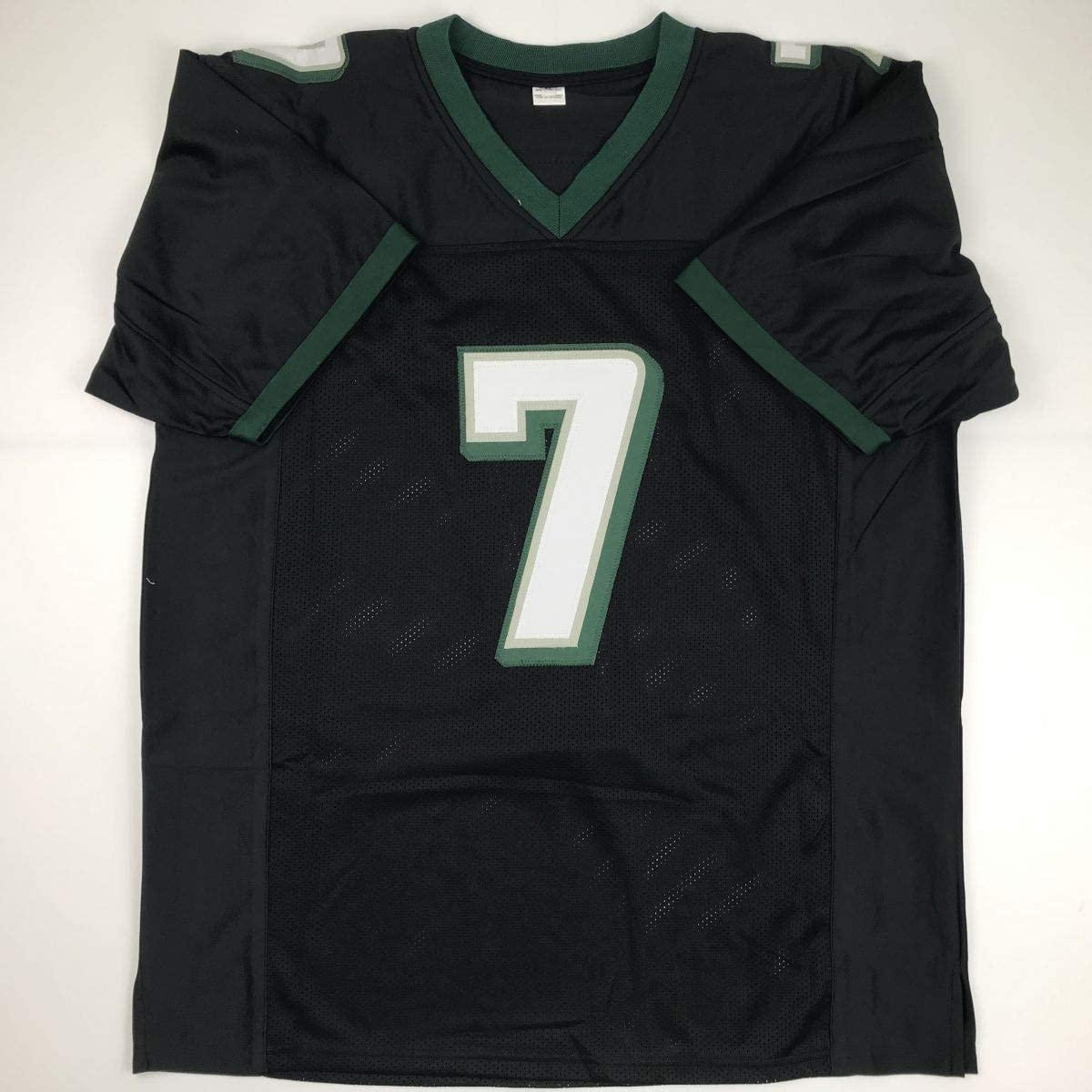 Autographed/Signed Michael Mike Vick Philadelphia Black Football Jersey PSA/DNA COA