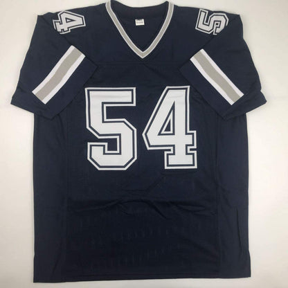 Autographed/Signed Jaylon Smith Dallas Dark Blue Football Jersey PSA/DNA COA