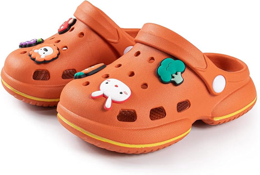 Casazoe Toddler Kids Boys Girls Cute Garden Clogs Water Sandals Slip On Shoes Slipper Slides Lightweight Outdoor Summer Infant Children Beach Pool Play Shoes (Baby/Toddler Kids)