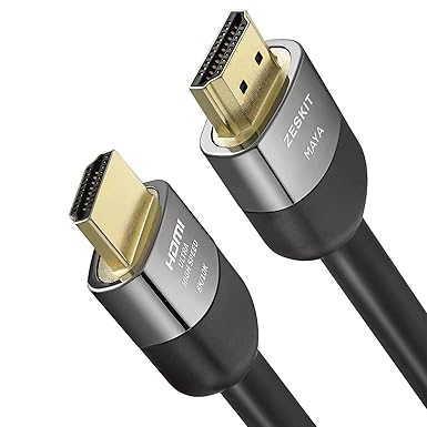 Zeskit Certified 2.1 8K HDMI Cable 48Gbps 4K120Hz Compatible with Soundbar eARC HDR10 VRR Dolby Vision Atmos HDCP 2.2 2.3 PS5 Xbox Series X Apple TV Roku (Ultra High Speed, Maya CL3 In Wall Long 15ft)