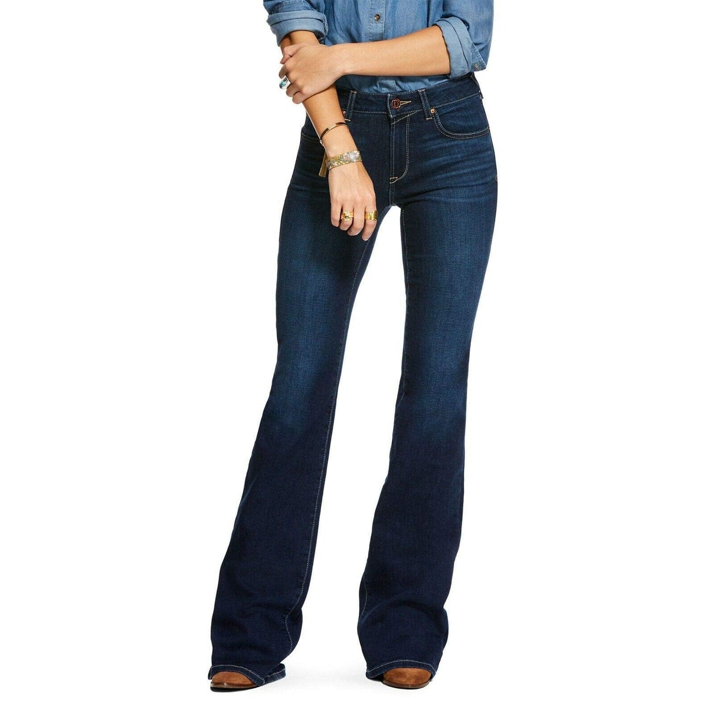 Ariat Female Ultra Stretch Perfect Rise Katie Flare Jean Maya 30