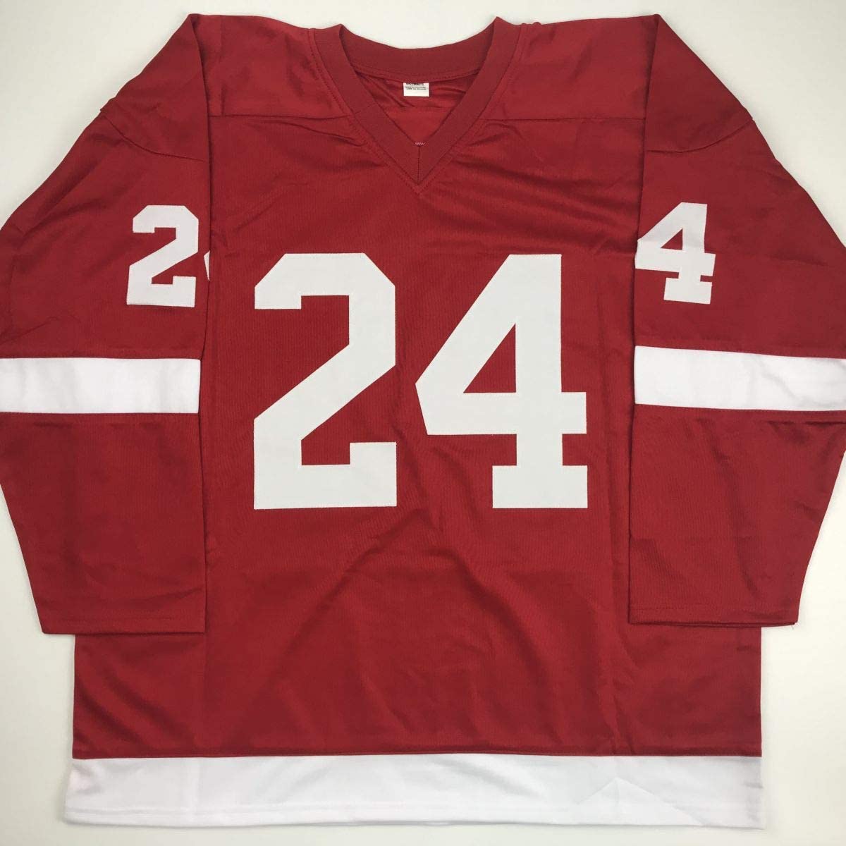 Autographed/Signed Chris Chelios Detroit Red Hockey Jersey JSA COA