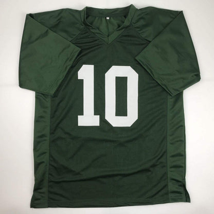 Autographed/Signed Chad Pennington New York Green Football Jersey Beckett BAS COA