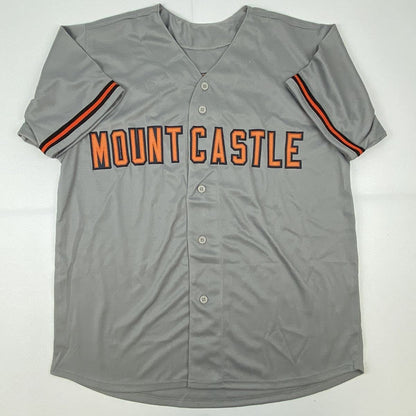 Autographed/Signed Ryan Mountcastle Baltimore Grey Baseball Jersey Beckett BAS COA