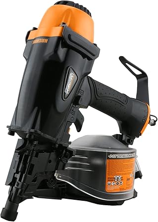 Freeman PCN65 Pneumatic 15 Degree 2-1/2" Coil Siding Nailer with Adjustable Metal Belt Hook