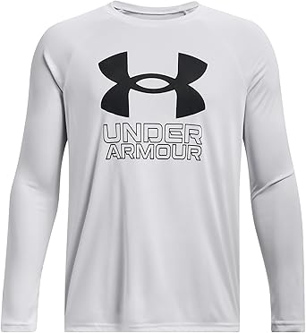 Under Armour Boys' Tech Hybrid Print Fill Long Sleeve